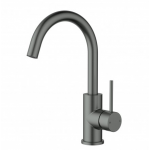 Otus Gun Metal Slimline SS Gooseneck Basin Mixer Otus Gun Metal Slimline SS Gooseneck Basin Mixer